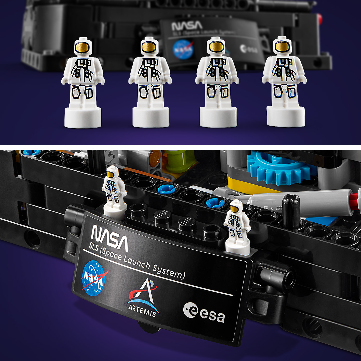 4 nanofigúrky astronautov